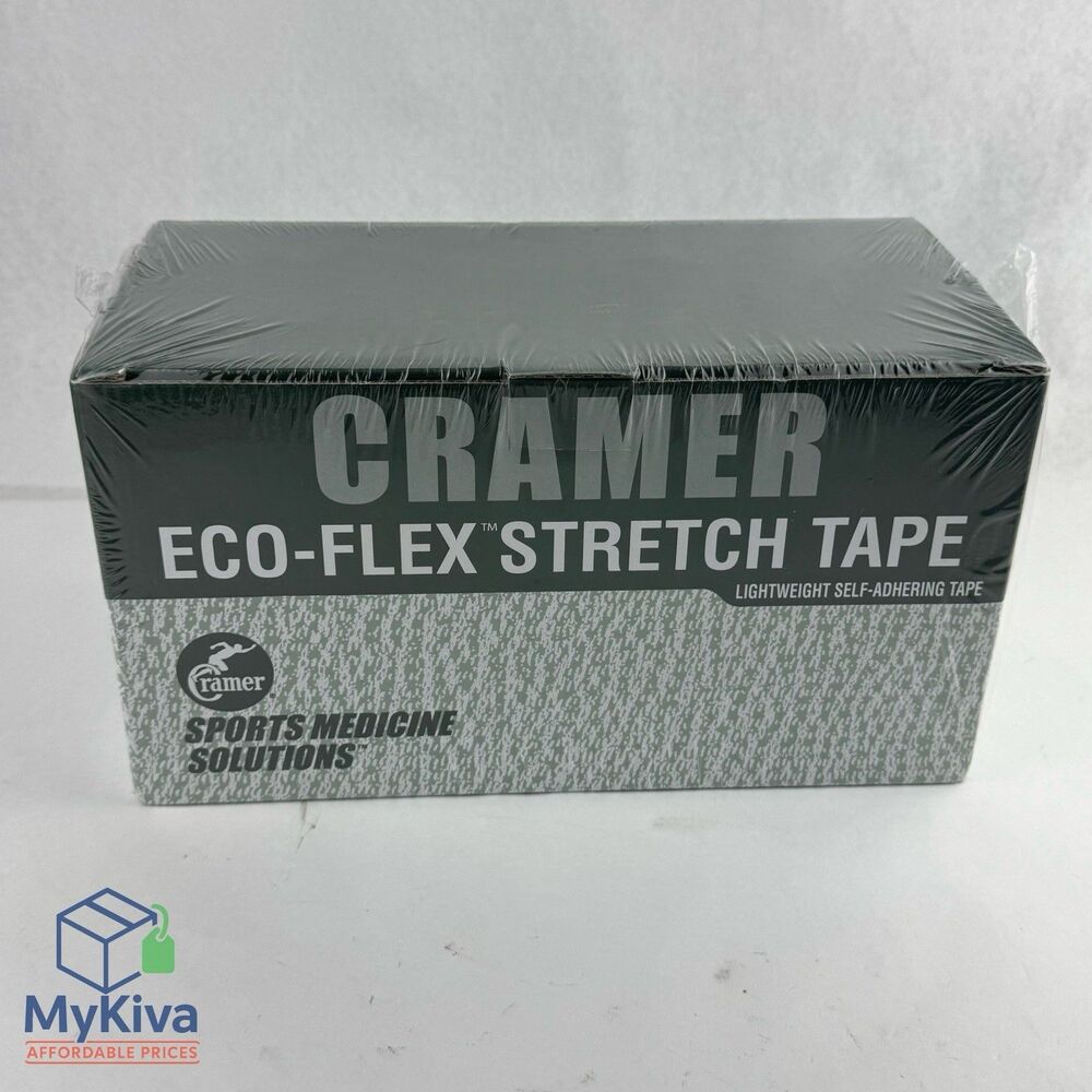 Cramer EcoFlex Stretch Tape Red Self Adherent Elastic Case 24 Rolls